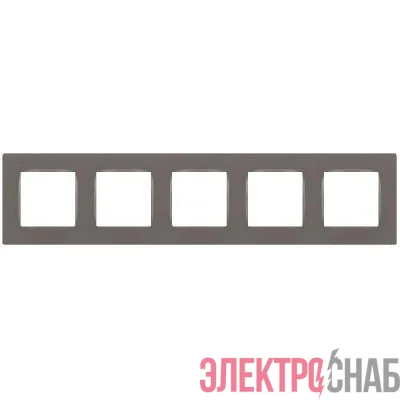 Рамка 5-м 12-5205-16 Классик титан Эра Б0067796