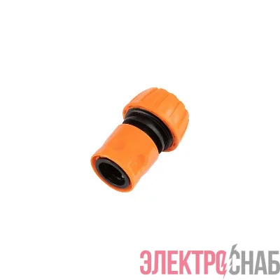 Коннектор для шланга быстросъемный 3/4дюйм с аквастопом ЧЕТЫРЕ СЕЗОНА 62-0217-1