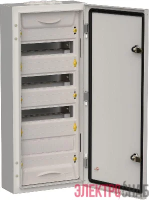 Корпус ЩРн-48 (1х48) TITAN 5 710х310х140 IP54 метал. сер. IEK TI5-50-N-048-54-7035