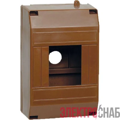 Бокс КМПН 1/4 темн. дерево инд. штрих-код PROxima EKF pbm40-n-4-dark