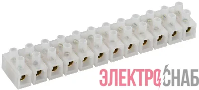 Колодка клеммная ЗВИ-80 10-25кв.мм 12пар GENERICA UZV10-080-025-K01-10-G