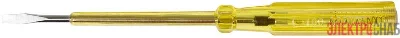 Отвертка индикаторная 100-500В 190мм желт. ручка КУРС 56502