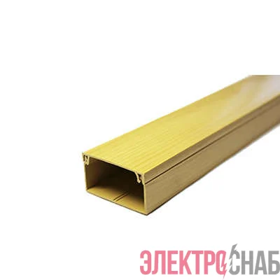 Кабель-канал 40х16 L2000 пластик с двойным замком сосна УралПак КК-3140016-048
