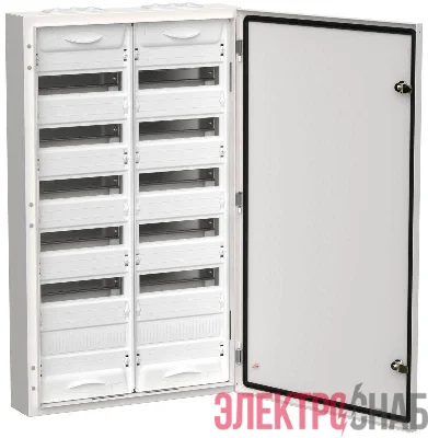 Корпус ЩРн-144 (2х72) TITAN 5 960х570х140 IP54 одна дверь метал. бел. IEK TI5-50-N-2X072-54