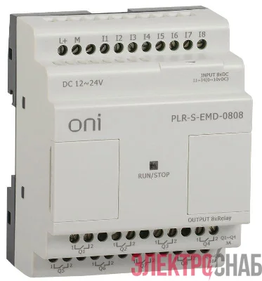 Реле логическое PLR-S. 8DI/8DO ONI PLR-S-EMD-0808