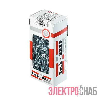 Саморез универсальный 40х4.0мм оцинк. (уп.200шт) Tech-KREP 102182