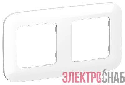 Рамка 2-м СП FLITE РУ-2-А-ФлБ бел. IEK FI-M22-31-20-K01