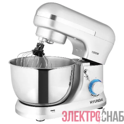 Миксер планетарный HYM-S6551 1300Вт серебр. HYUNDAI 1217206
