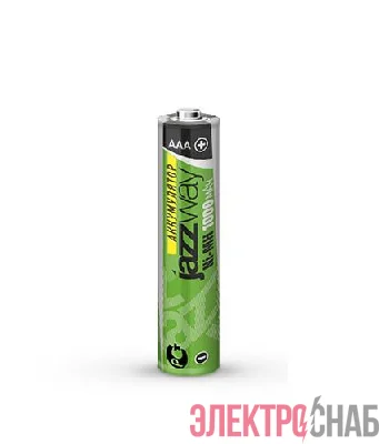 Аккумулятор AAA/HR03 NI-MH 1000мА.ч предзаряженный BL-2 (блист.2шт) JAZZway 5007932