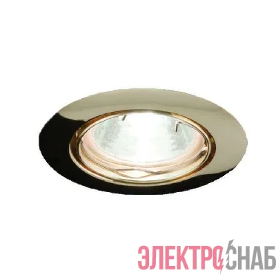 Светильник Montana 51 1 04 под галоген. лампу накаливания штампов. поворот. MR16 зол. ИТАЛМАК IT8105