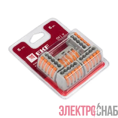 Клемма строительно-монтажная СМК 222-415 (блист.5шт) PROxima EKF plc-smk-415b