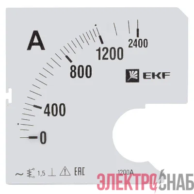 Шкала сменная для A721 1200/5А-1.5 PROxima EKF s-a721-1200