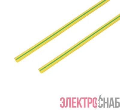 Трубка термоусадочная 25.0/12.5 1м жел./зел. Rexant 22-5007