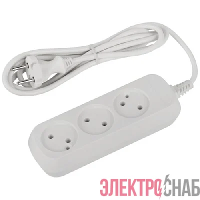 Удлинитель 3х1.5м без заземл. ПВС 2х0.75 UDL-10-315 Greenline Эра Б0065048