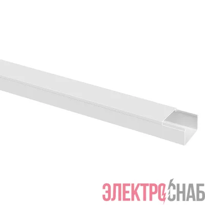 Кабель-канал 40х25 L2000 пластик бел. TOKOV ELECTRIC TKE-KK-40-25-2000-WH