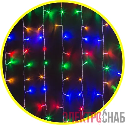 Гирлянда светодиодная "Занавес" 93 645 NGF-D022-01 1.5х1.2м 192LED RGBY IP20 TR Navigator 93645