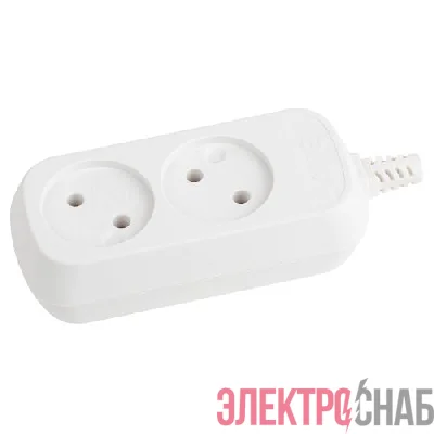 Колодка удлинителя 2-м без заземл. KX-2 Эра Б0028330