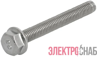 Болт с шестигранной головкой М8х65 со стопорным буртом IEK CLP1M-B-8-65-1
