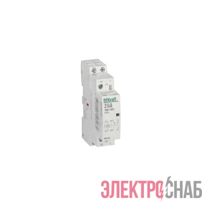 Контактор модульный МК-103 1НО+1НЗ 25А 230В DEKraft 18065DEK