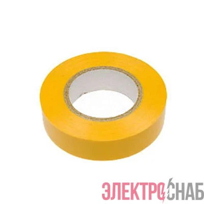Изолента ПВХ 15мм (рул.20м) желт. REXANT 09-2602