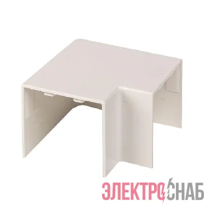 Поворот на 90град. 40х40 бел. Plast PROxima (уп.4шт) EKF abw-40-40x4