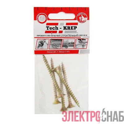 Саморез ШУж 6.0х60 потайной головкой (уп.5шт) Tech-KREP 102519