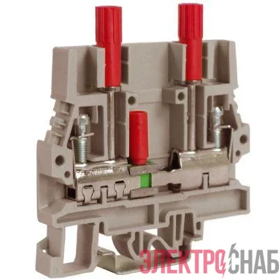 Разъединитель тестовый SCB.6/DDGR для вольтметра 6кв.мм сер. DKC ZSB210GR
