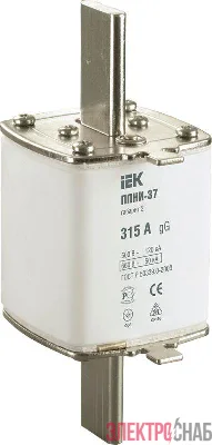 Вставка плавкая ППНИ-37 315А габарит 2 ИЭК DPP40-315
