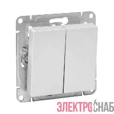 Выключатель проходной 2-кл. СП Эпика механизм алюм. EKF UP1-SWA-21