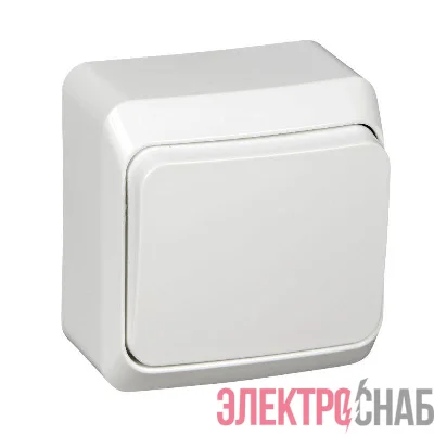 Выключатель 1-кл. ОП Этюд 10А IP20 бел. SE BA10-001B