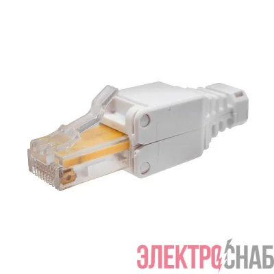 Коннектор 8P8C U/UTP кат.5E RJ-45 безынструментальный (DIY) SUPRLAN 10-0218-1