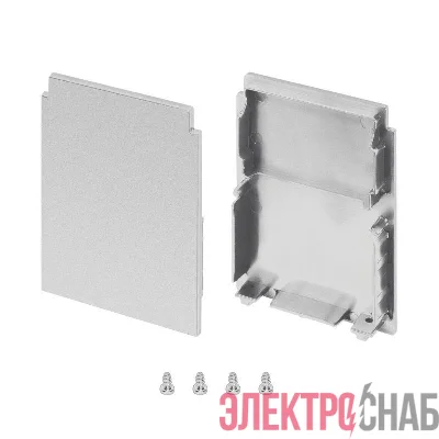 Заглушка SL-LINE-4050-3L-HIGH глухая пластик (комплект) Arlight 044675