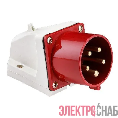 Вилка стационарная 525 32А 3P+PE+N 380В IP44 EKF ps-525-32-380