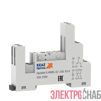 Розетка для реле OptiRel G RR95-02-230-10-V КЭАЗ 281173