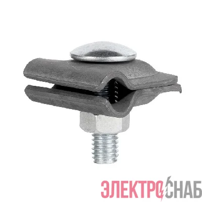 Зажим прута универсальный малый (пластина 30х30мм) HZ EKF lp-51510