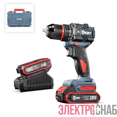 Шуруповерт аккумуляторный бесщеточный DB-20-13 серия ПРОФИ КВТ 102588