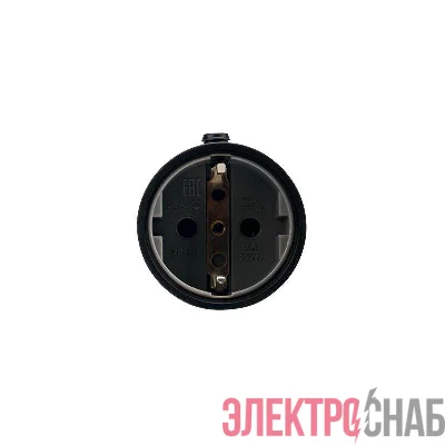 Розетка переноснаявлагозащ. с/з 16А IP20/44 каучук Rexant 111-005