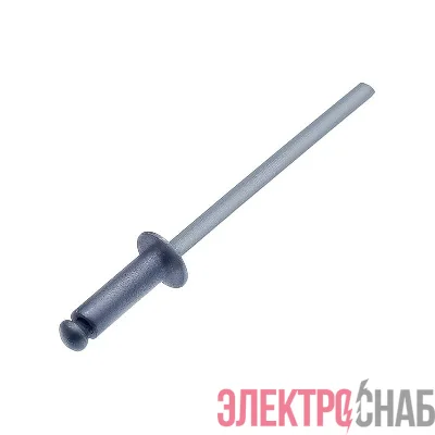 Заклепка вытяжная комбинированная 4.0х10 алюм./сталь (коробка) (уп.100шт) СТРОЙМЕТИЗ UTORM2570333