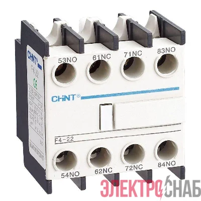 Приставка доп. контакты F4-22 к контактору NC1 и NC2 (R) CHINT 257019