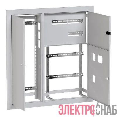 Щит этажный 3кв. слаботочка слева (1000х950х160) Basic EKF mb28-v-3z