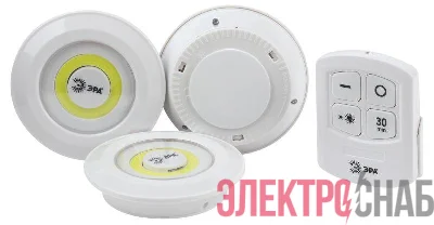 Фонарь светодиодный подсветка SB-511 пушлайт 6Вт (COB 3хAAA блистер 3шт+ИК пульт) бел. ЭРА Б0052315
