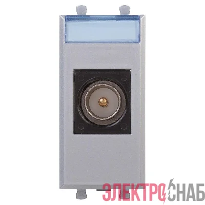 Розетка телевизионная одиночная TV 1мод. Avanti "Закаленная сталь" модульная DKC 4404501