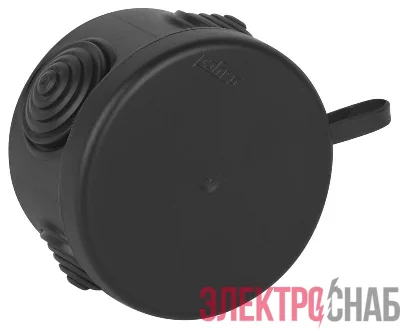 Коробка Тусо распаячная для ОП 60х40мм УХЛ1 черн. Ruvinil 67010МЧ