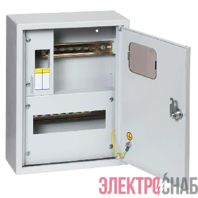 Щит ЩУРн 1/9 (Э) (360х280х110) счетчик на DIN-рейку IP31 EKF mb23-1/9e