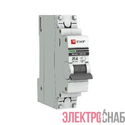 Выключатель нагрузки 1п 25А ВН-63 PROxima EKF SL63-1-25-pro