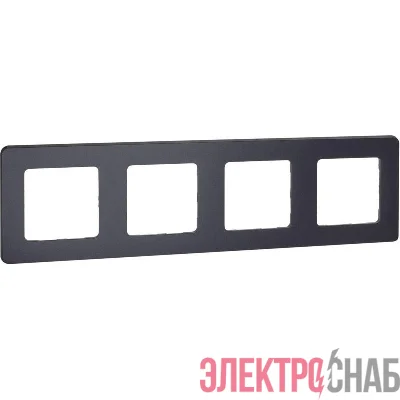 Рамка 4-м СП Inspiria IP20 антрацит IEK 673963