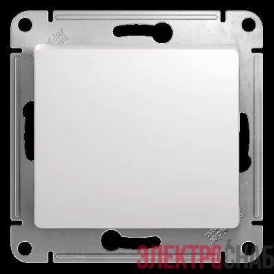 Механизм кнопки нажимной 1-кл. СП Glossa 10А IP20 (сх. 1) 10AX бел. SchE GSL000115