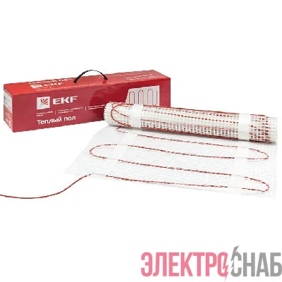 Комплект "Теплый пол" (мат) "Уют" 8кв.м. 1200Вт PROxima EKF nm2-1200-8