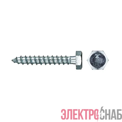 Болт сантехнический 6х40 DIN 571 оцинк. (уп.4шт) Tech-Krep/Zitar 102580