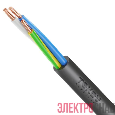 Кабель TOKOV ELECTRIC ППГнг(А)-HF 3х10 ОК (N PE) 1кВ (м) ТХМ00416251